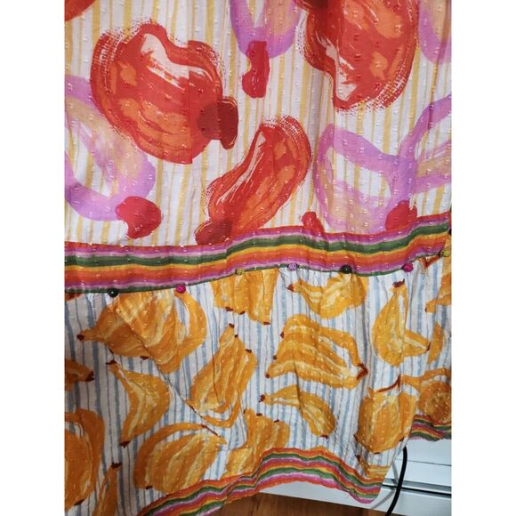Anthropologie Farm Rio Printed Tiered Maxi Dress Size XL - Picture 8 of 11